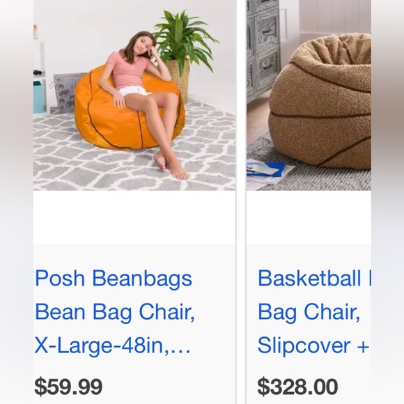 big joe Design Big Joe Basketball Bean Bag Chair Poshmark